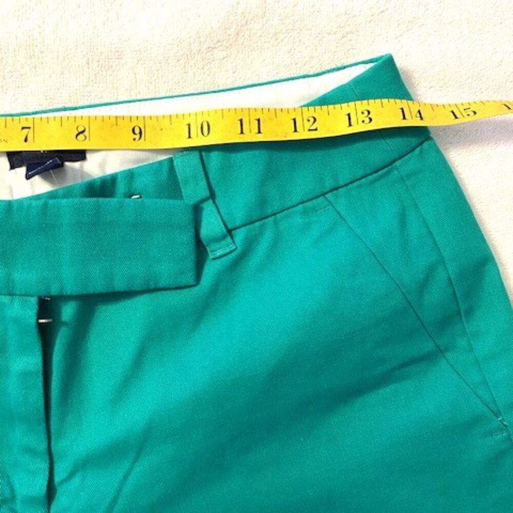 J. Crew Teal Scallop Hem Shorts - Picture 8 of 10